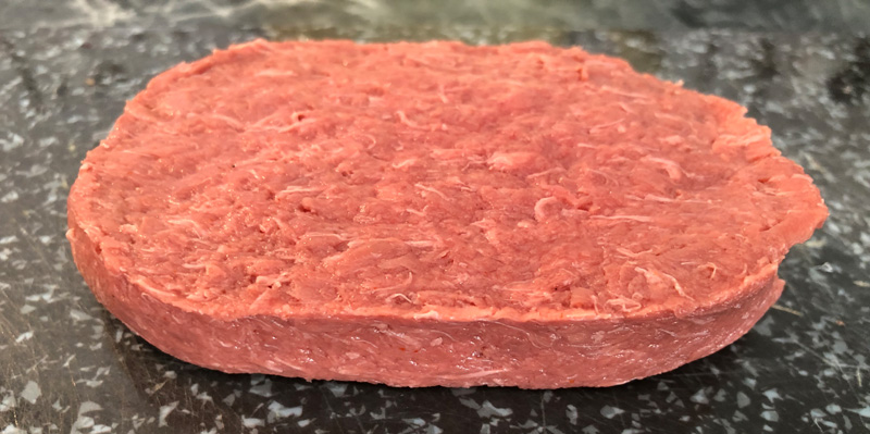 Das Mühlen Steak im "rohen" Zustand